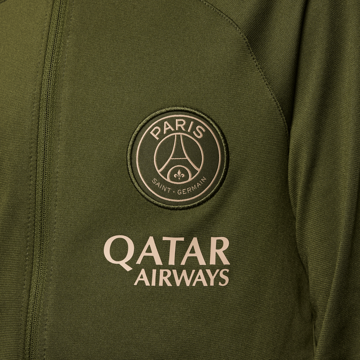 Nike PSG Strike Fourth Big Kids' Jordan Dri-FIT Soccer Hooded Knit Tracksuit product image 3, provided for visual reference