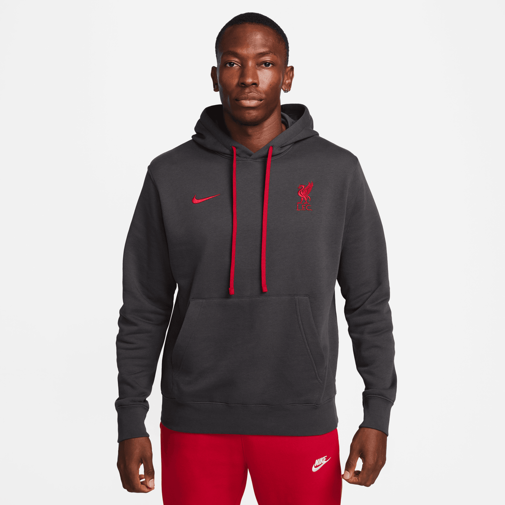 Liverpool FC Club Fleece Men Pullover Soccer Hoodie product image 1, provided for visual reference and product detail review