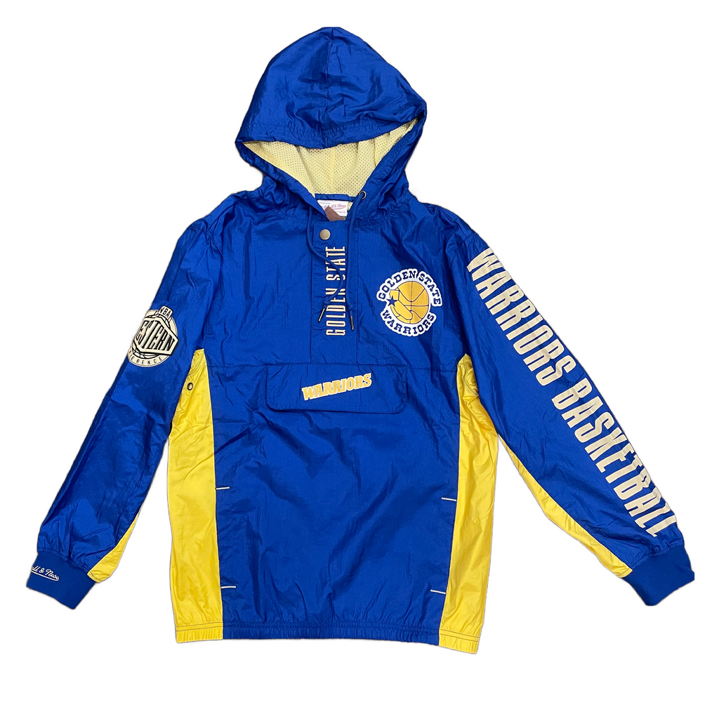 Mitchell & Ness Golden State Warriors Team OG 2.0 Anorak Windbreaker Vintage Logo Jacket product image 1, provided for