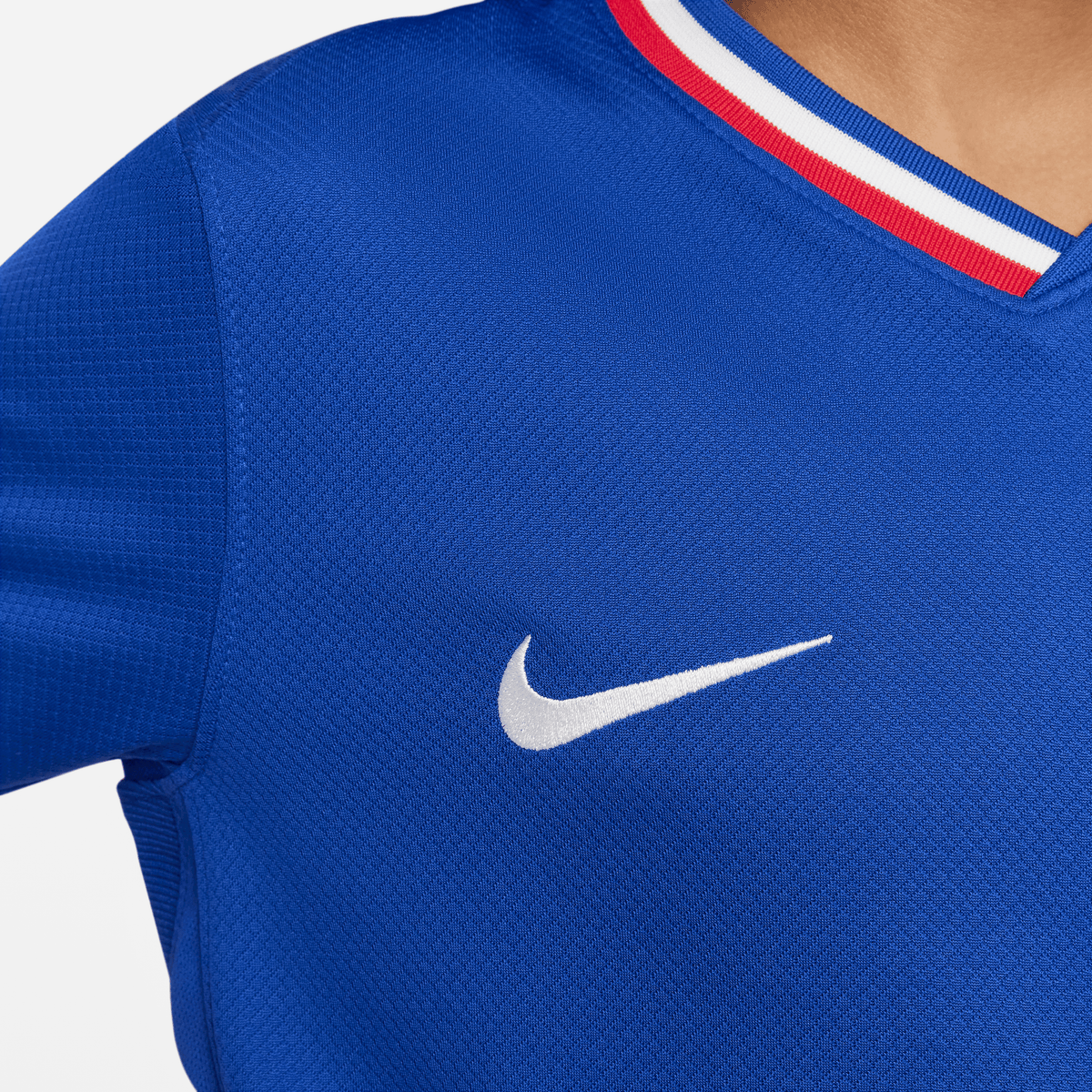 Nike Youth FFF (Men Team) Stadium Home Dri-FIT Soccer Jersey 24/25 product image 3, provided for visual reference and