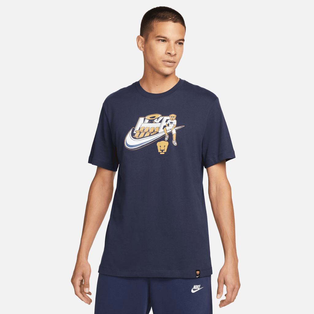 Nike Swoosh Puma T-Shirt-Navy Blue product image 1, provided for visual reference and product detail review