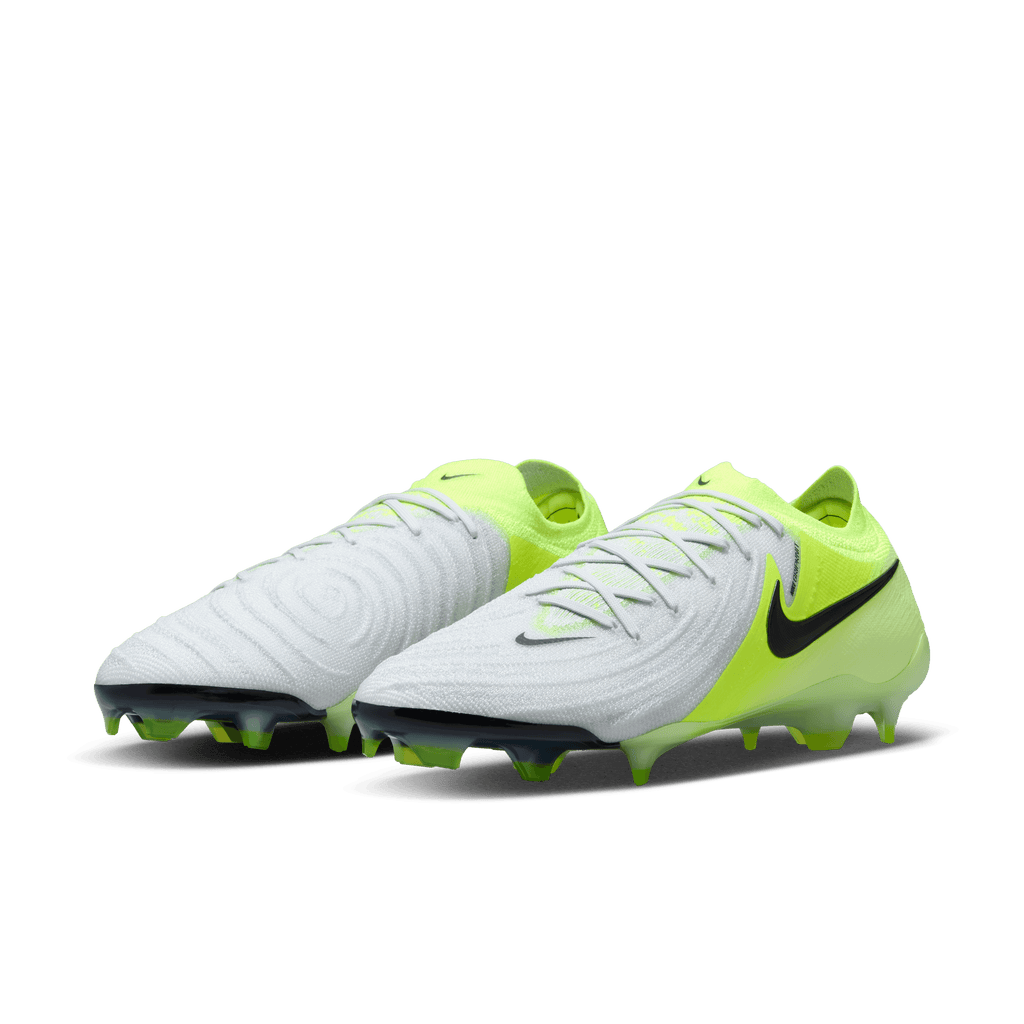 Nike Phantom GX 2 Elite FG-Metallic Silver/Black/Volt product image 3, provided for visual reference and product detail
