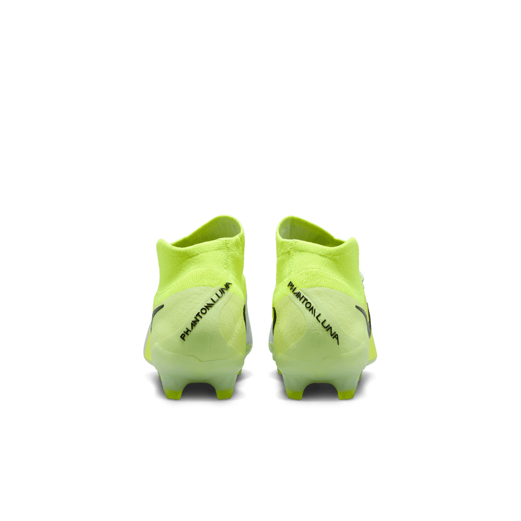 Nike Phantom Luna 2 Elite FG-Metallic Silver/Black/Volt product image 6, provided for visual reference and product detail