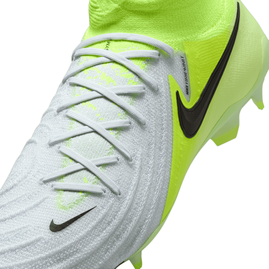 Nike Phantom Luna 2 Elite FG-Metallic Silver/Black/Volt product image 4, provided for visual reference and product detail