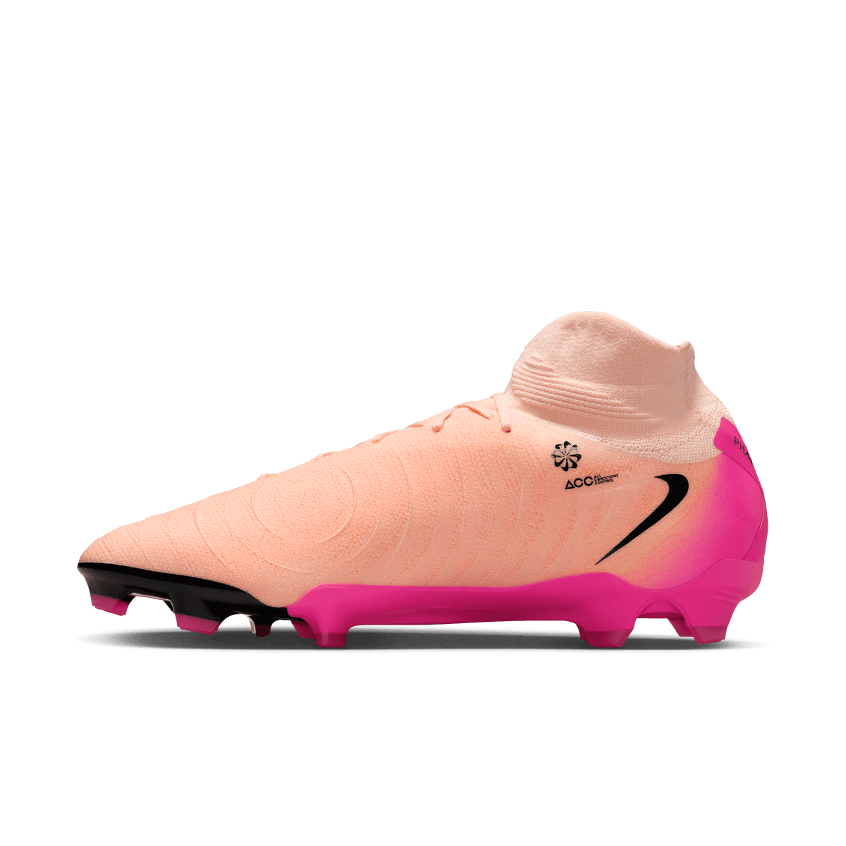 Nike Phantom Luna 2 Pro FG- Crimson Tint/Black/Pink Blast product image 2, provided for visual reference and product detail