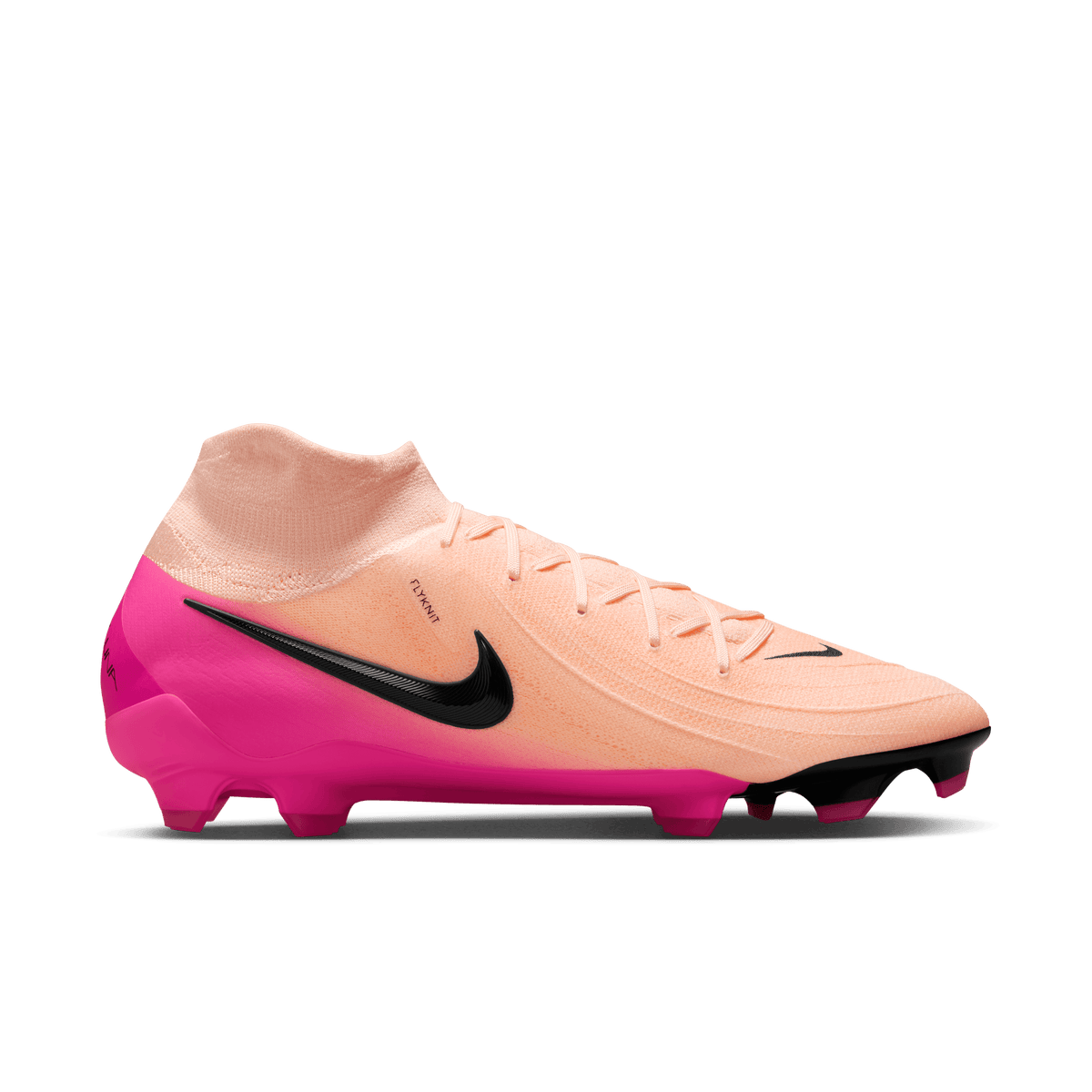 Nike Youth Phantom Luna 2 Pro FG- Crimson Tint/Black/Pink Blast product image 1, provided for visual reference and product