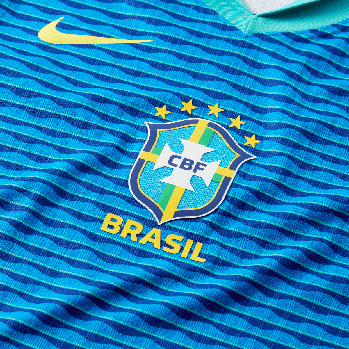 Nike Men Brazil Match Away Dri-FIT ADV Soccer Authentic Jersey 2024 product image 3, provided for visual reference and