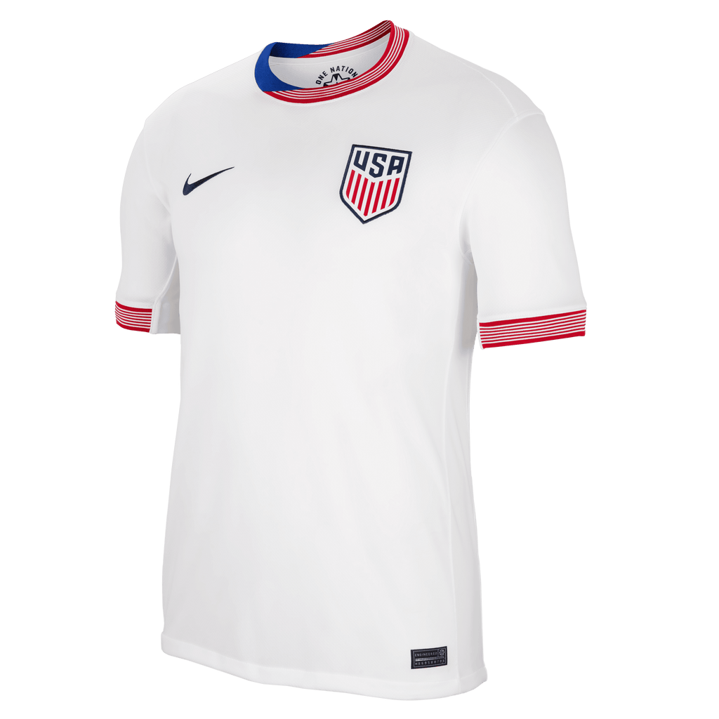 Nike USA Stadium Home Men Nike Dri-FIT Soccer Replica Jersey product image 1, provided for visual reference and product