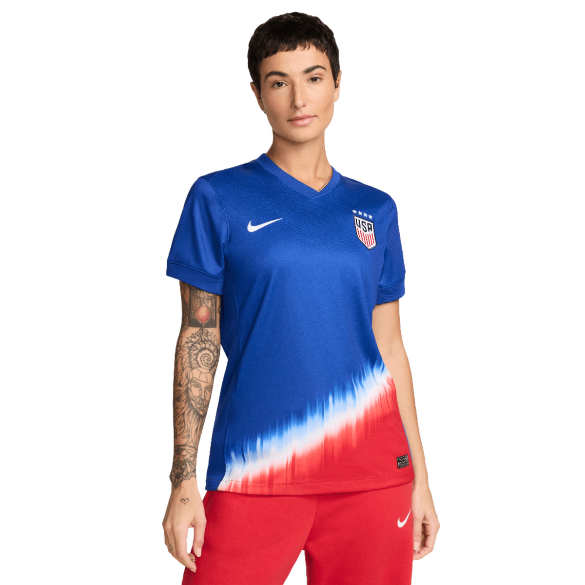 Nike Women USWNT 2024 Stadium Away Dri-FIT Soccer Replica Jersey product image 1, provided for visual reference and product