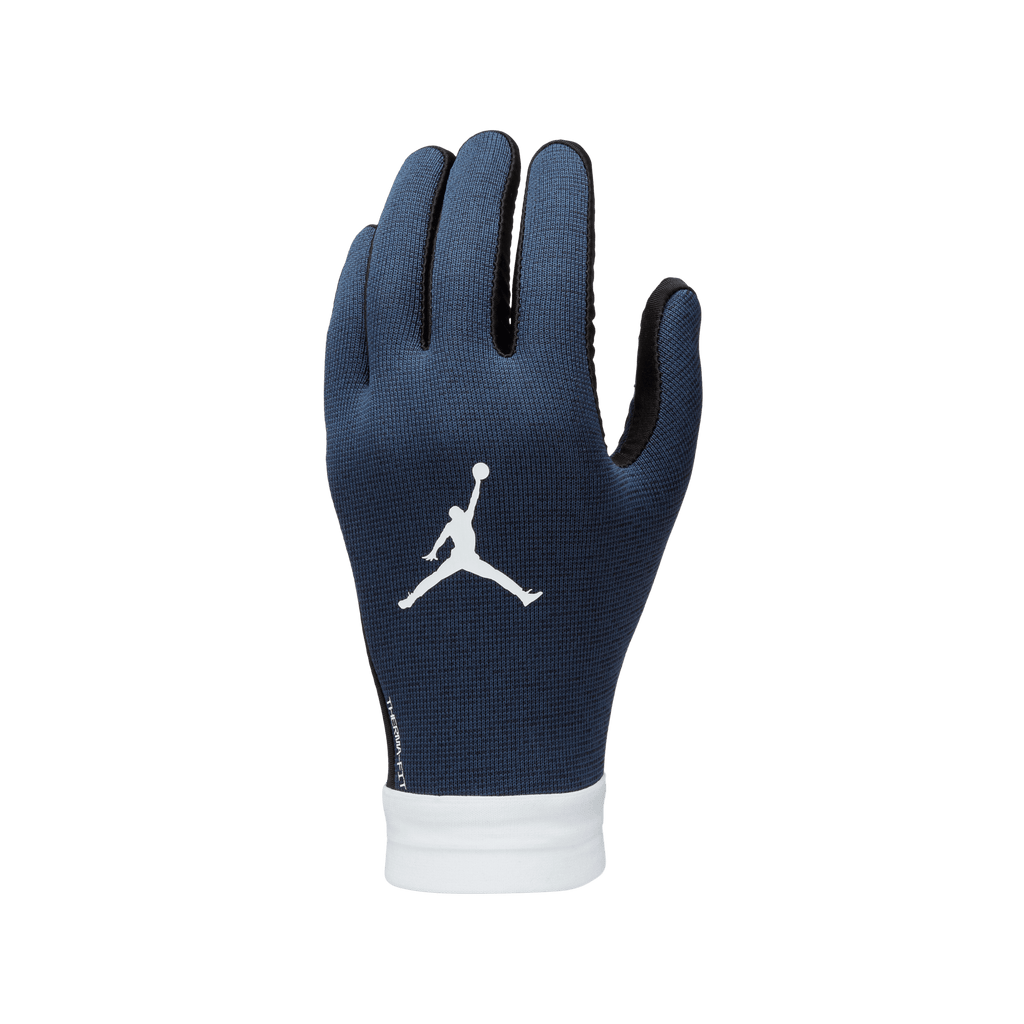 Nike Youth Jordan Paris Saint Germain Therma-Fit Gloves-Navy/White product image 2, provided for visual reference and
