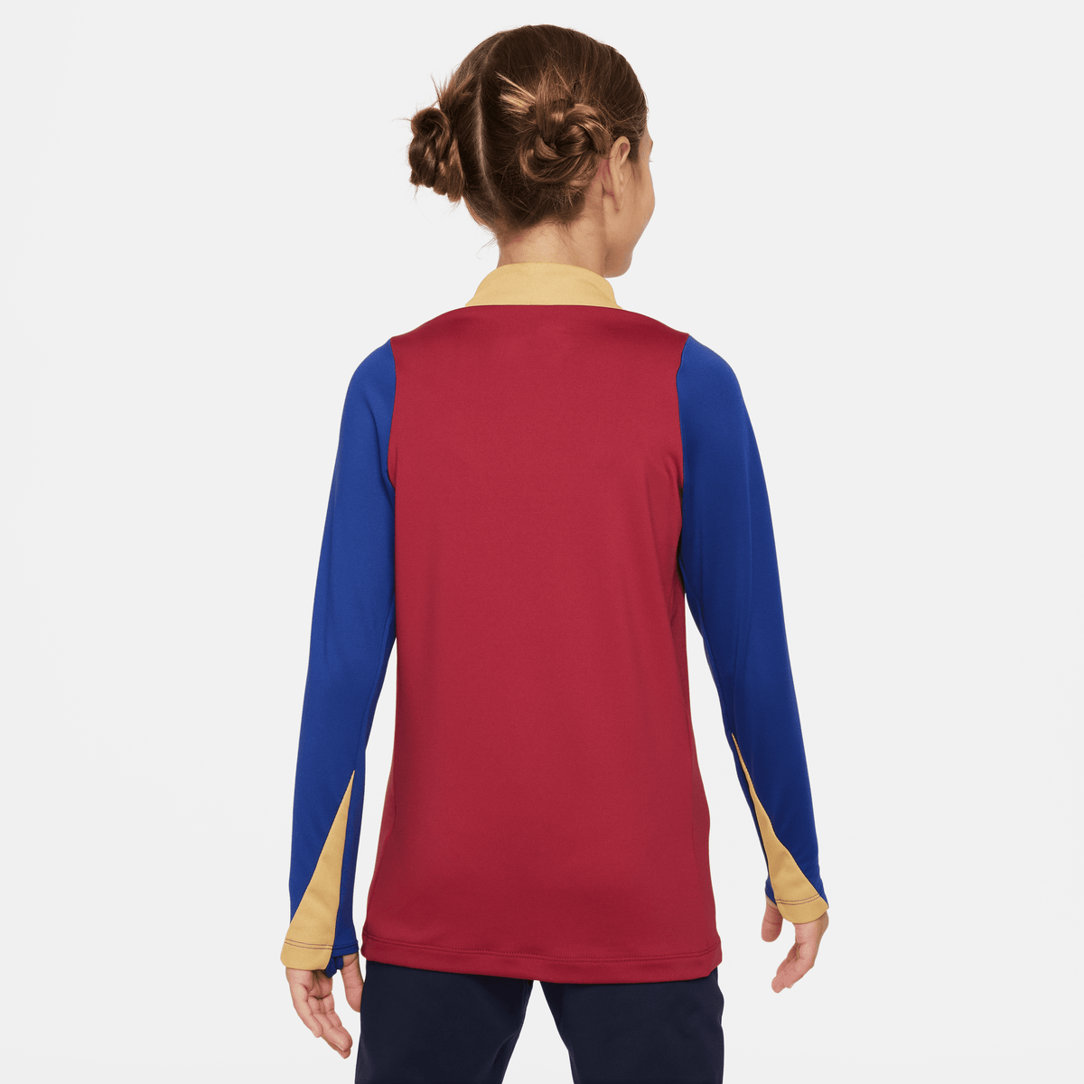 Nike Youth FC Barcelona Quarter Zip Drill Top product image 2, provided for visual reference and product detail review