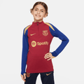 Nike Youth FC Barcelona Quarter Zip Drill Top product image 1, provided for visual reference and product detail review