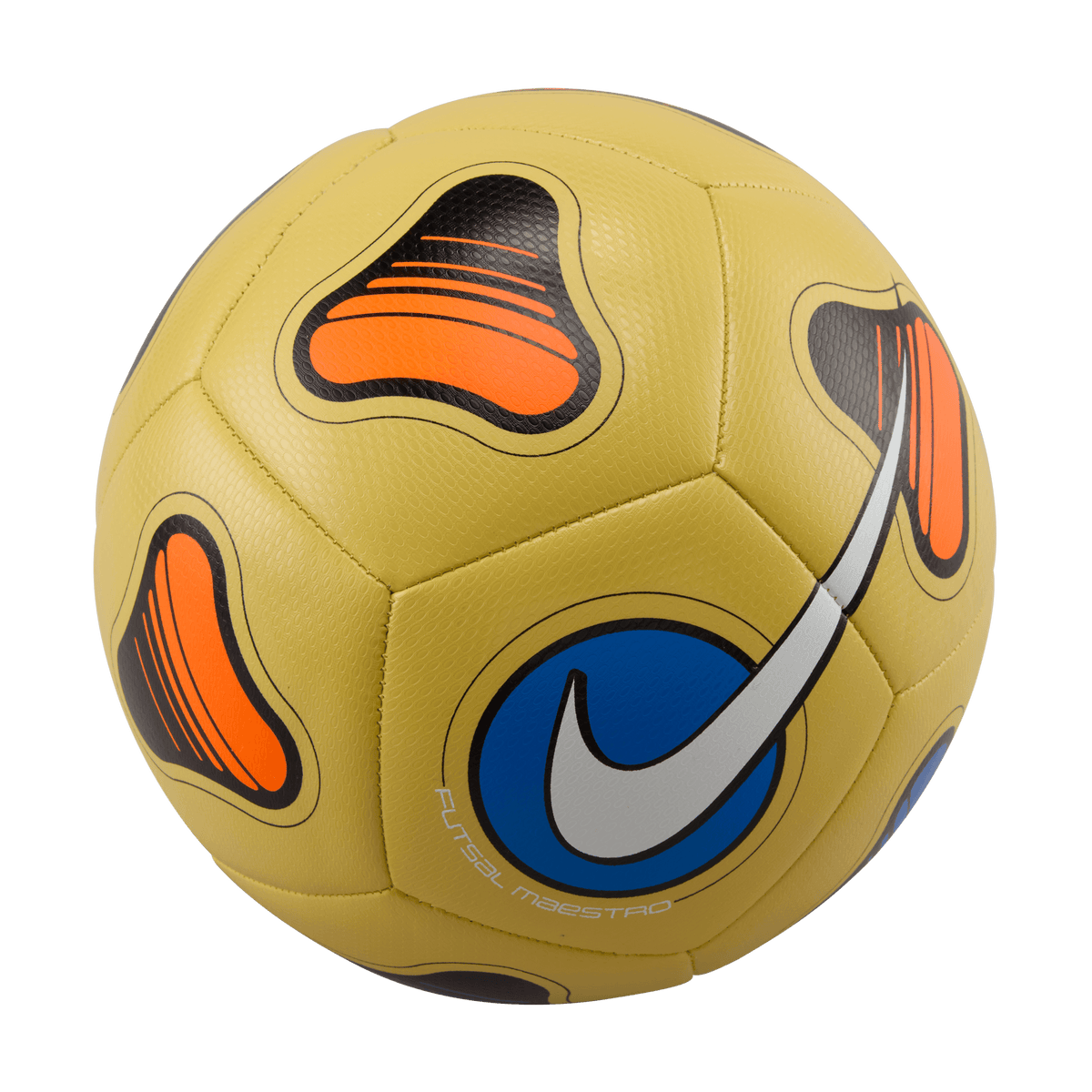 Nike Futsal Maestro Pro Soccer Ball-SATURN GOLD/RACER BLUE/WHITE product image 2, provided for visual reference and product