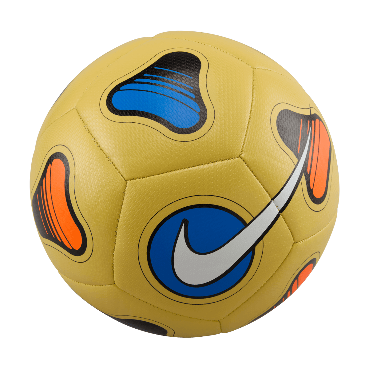 Nike Futsal Maestro Pro Soccer Ball-SATURN GOLD/RACER BLUE/WHITE product image 1, provided for visual reference and product