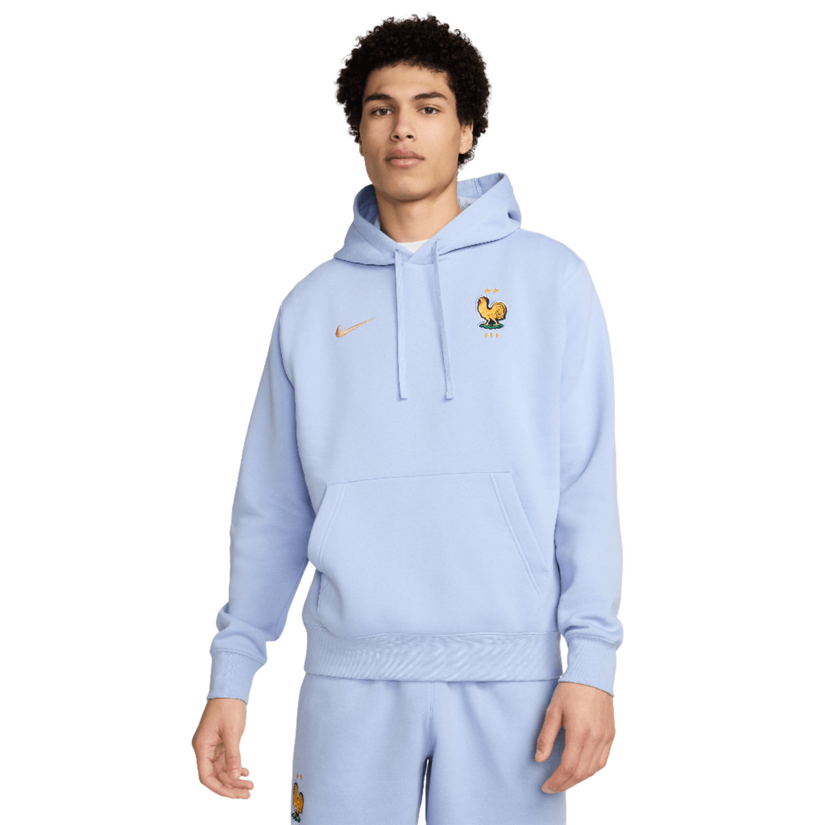 Nike FFF Club Men Soccer Pullover Hoodie product image 1, provided for visual reference and product detail review