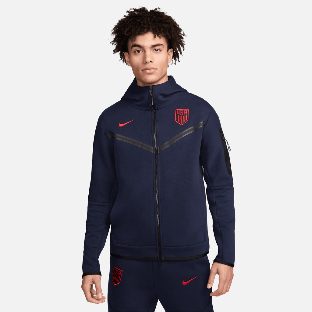 Nike U.S. Men Full-Zip Tech Fleece Hoodie product image 1, provided for visual reference and product detail review