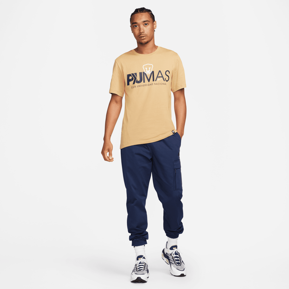 Nike Pumas UNAM Mercurial Soccer T-Shirt product image 1, provided for visual reference and product detail review