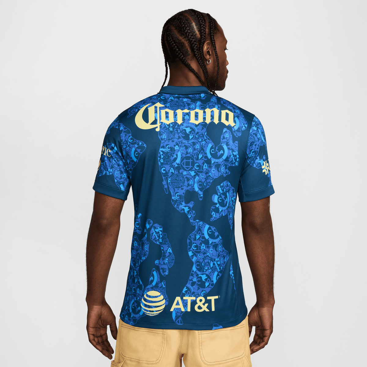 Nike Men Club América Stadium Away Dri-FIT Soccer Jersey 24/25 product image 5, provided for visual reference and product