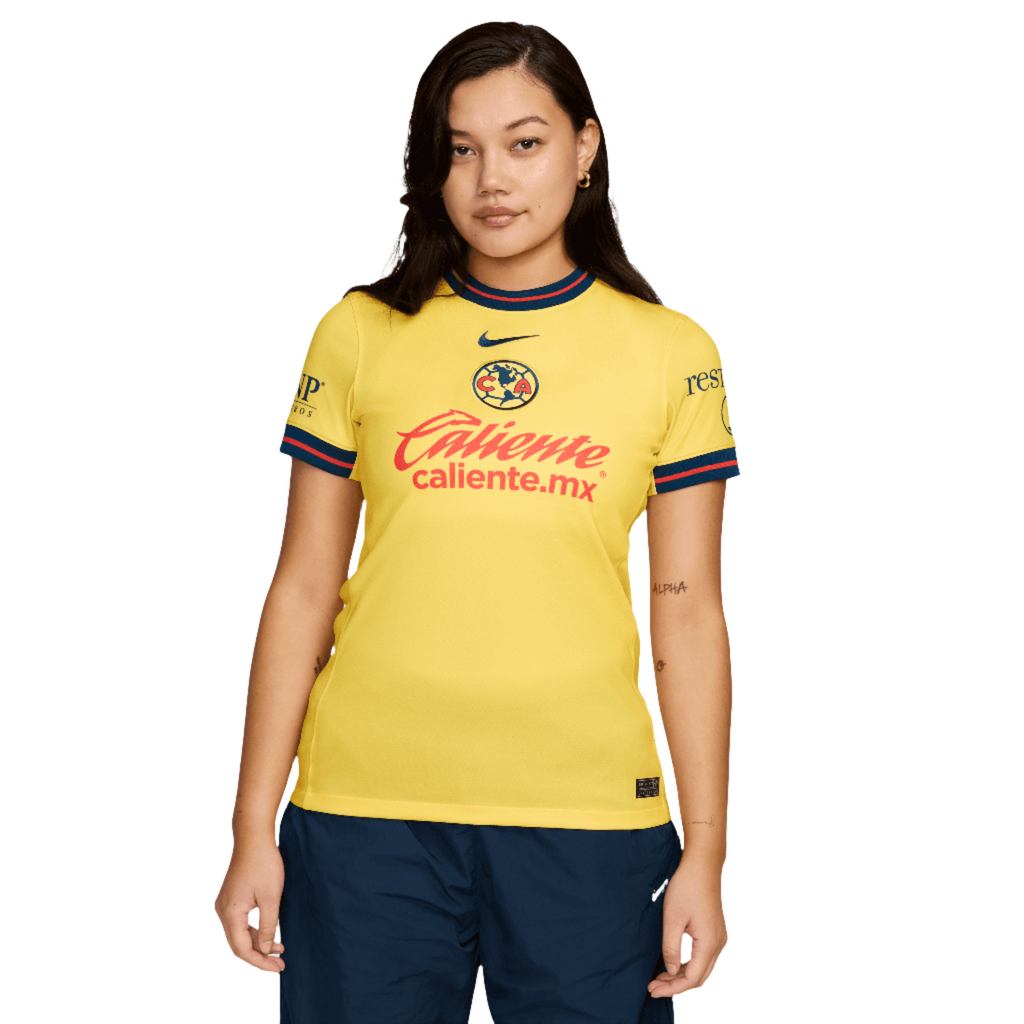 Nike Women Club América Stadium Home Soccer Jersey Dri-FIT 24/25 product image 1, provided for visual reference and product