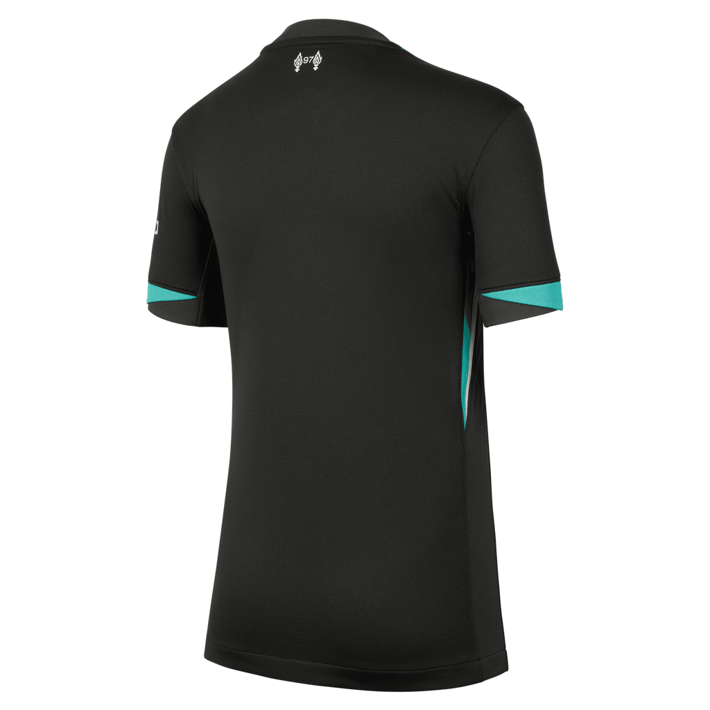 Nike Youth Liverpool FC Away Stadium Dri-FIT Soccer Jersey 24/25 product image 2, provided for visual reference and product