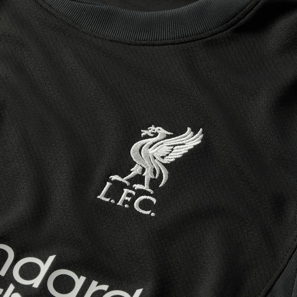Nike Youth Liverpool FC Away Stadium Dri-FIT Soccer Jersey 24/25 product image 4, provided for visual reference and product