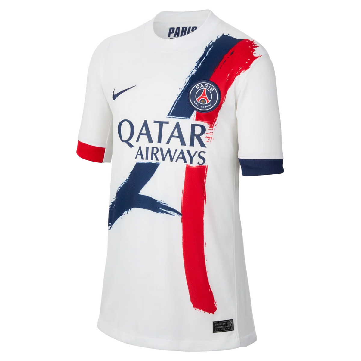 Nike Youth Paris Saint-Germain Stadium Away Dri-FIT Soccer Jersey 24/25 product image 1, provided for visual reference and