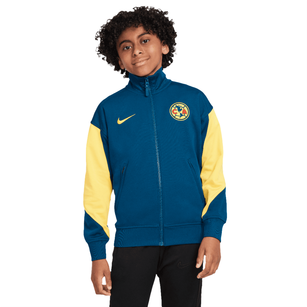 Nike Club América Academy Pro Big Kids' Dri-FIT Soccer Jacket product image 1, provided for visual reference and product