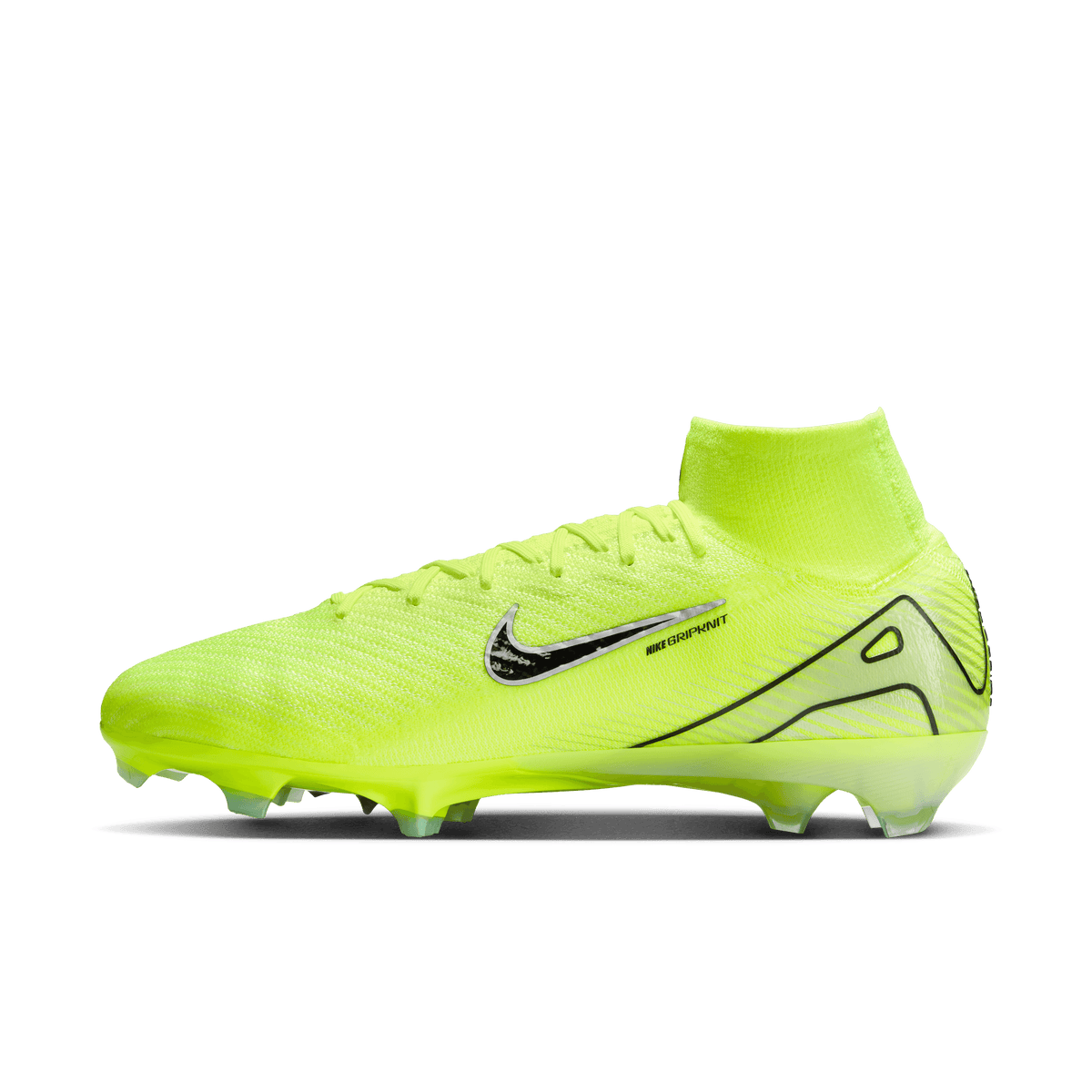 Nike Mercurial Superfly 10 Elite FG -Volt/Black product image 2, provided for visual reference and product detail review