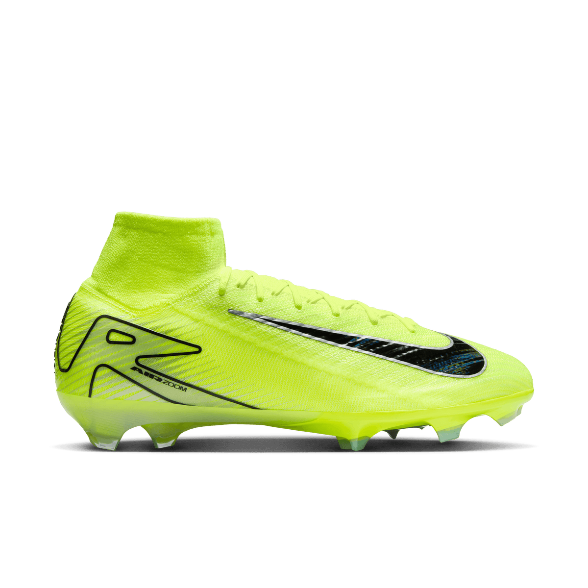 Nike Mercurial Superfly 10 Elite FG -Volt/Black product image 1, provided for visual reference and product detail review