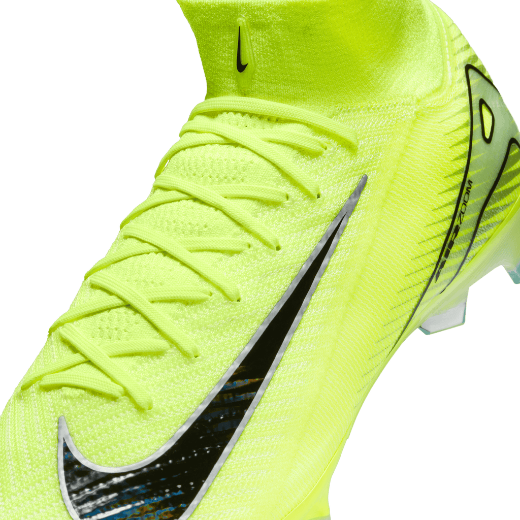 Nike Mercurial Superfly 10 Elite FG -Volt/Black product image 6, provided for visual reference and product detail review