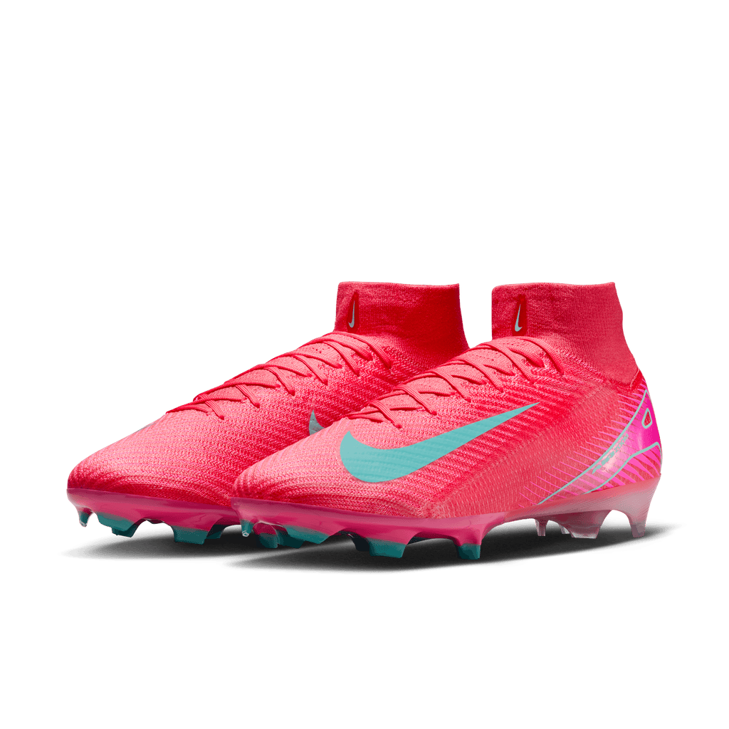 Nike Mercurial Superfly 10 Elite FG -Ember Glow/Aurora Green product image 3, provided for visual reference and product