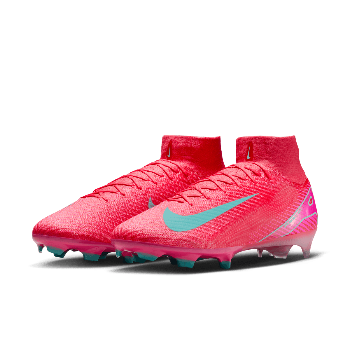 Nike Mercurial Superfly 10 Elite FG -Ember Glow/Aurora Green product image 3, provided for visual reference and product