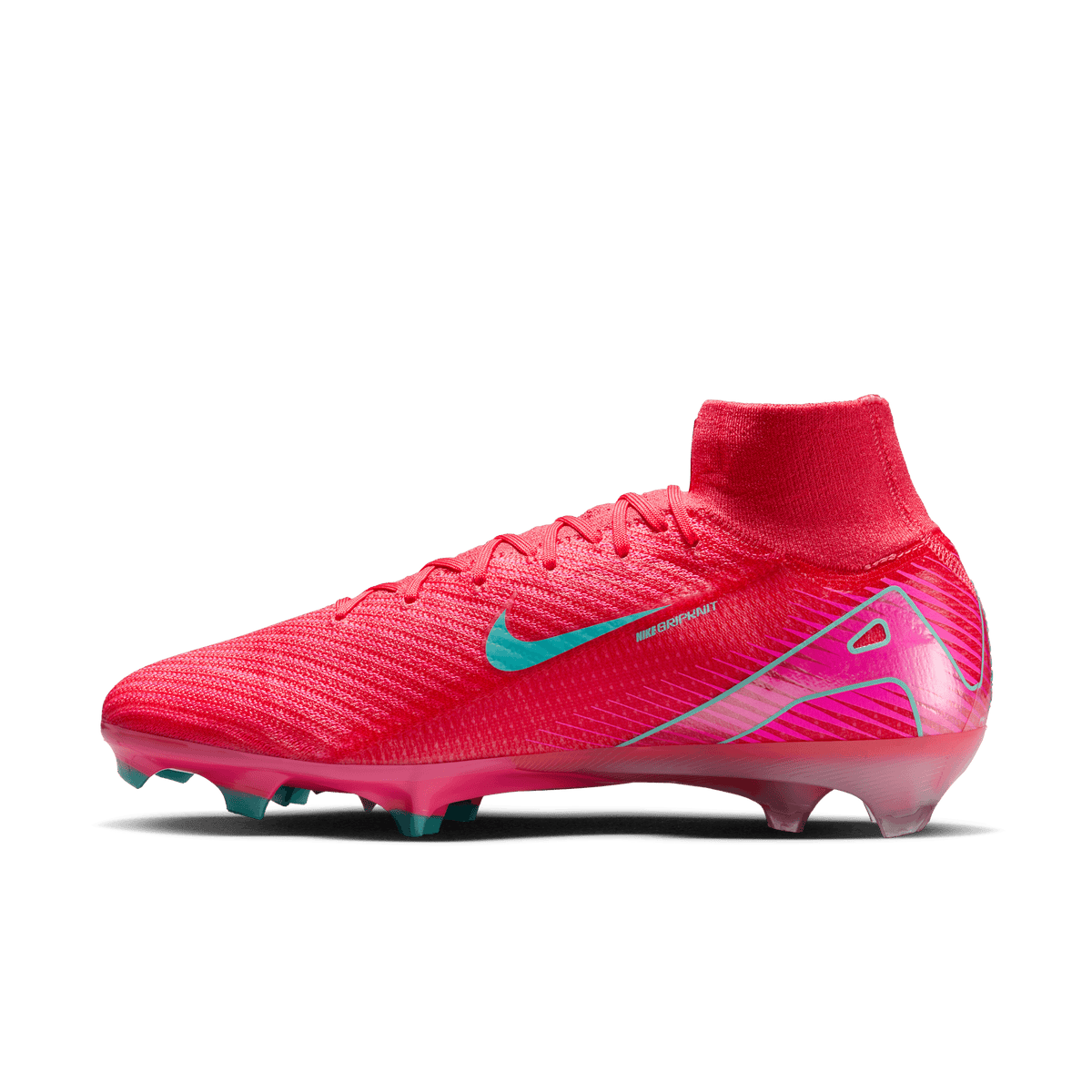 Nike Mercurial Superfly 10 Elite FG -Ember Glow/Aurora Green product image 2, provided for visual reference and product