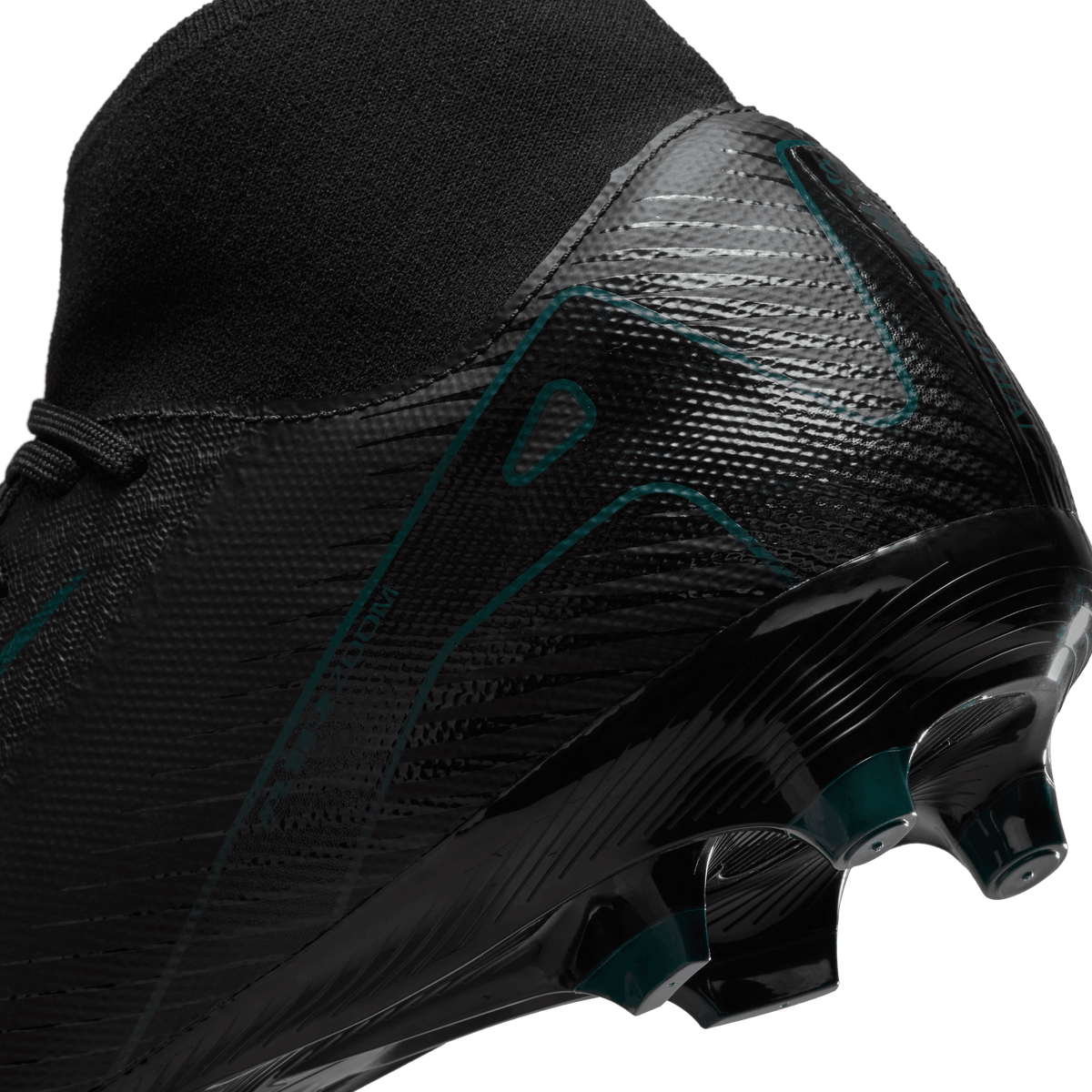 Nike Mercurial Superfly 10 Academy FG - Black/Black-Deep Jungle product image 7, provided for visual reference and product