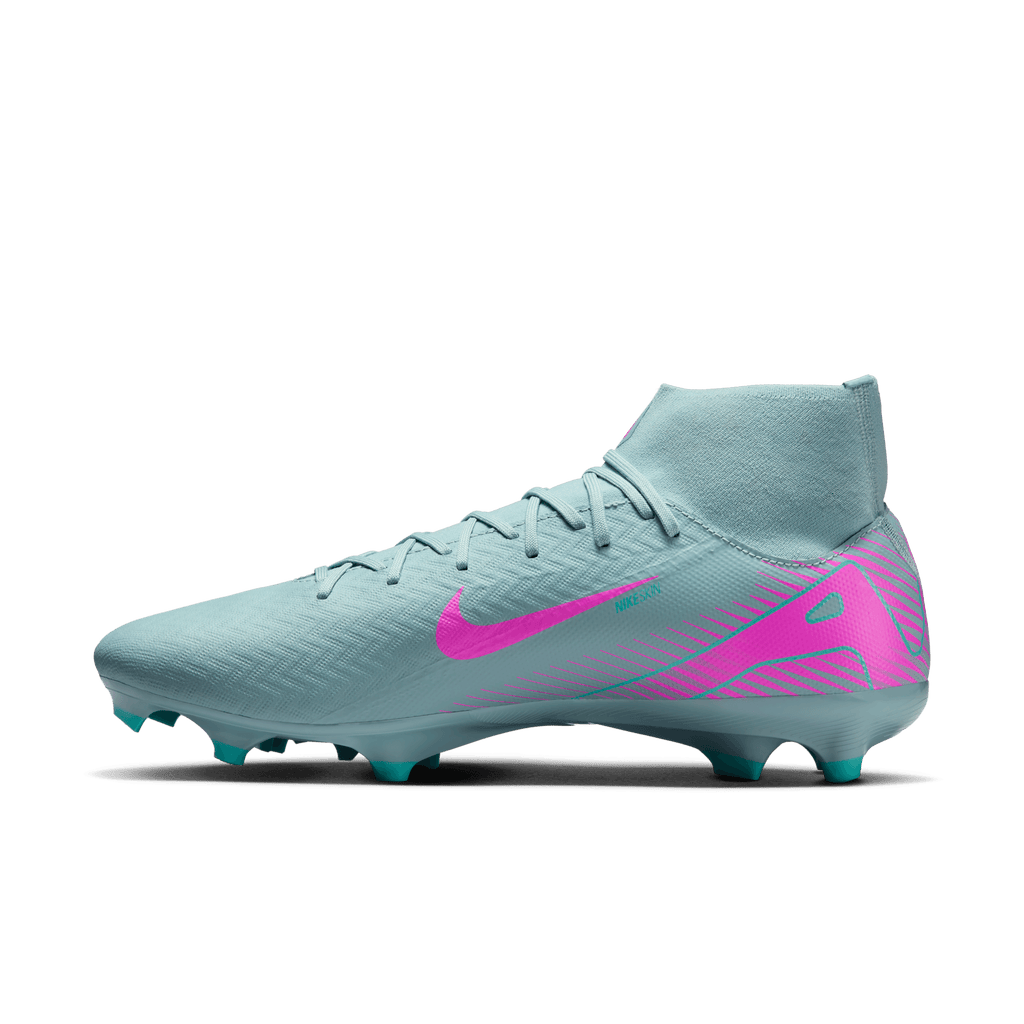 Nike Youth Mercurial Superfly 10 Academy FG-Ocean Cube/Pink Blast product image 2, provided for visual reference and product