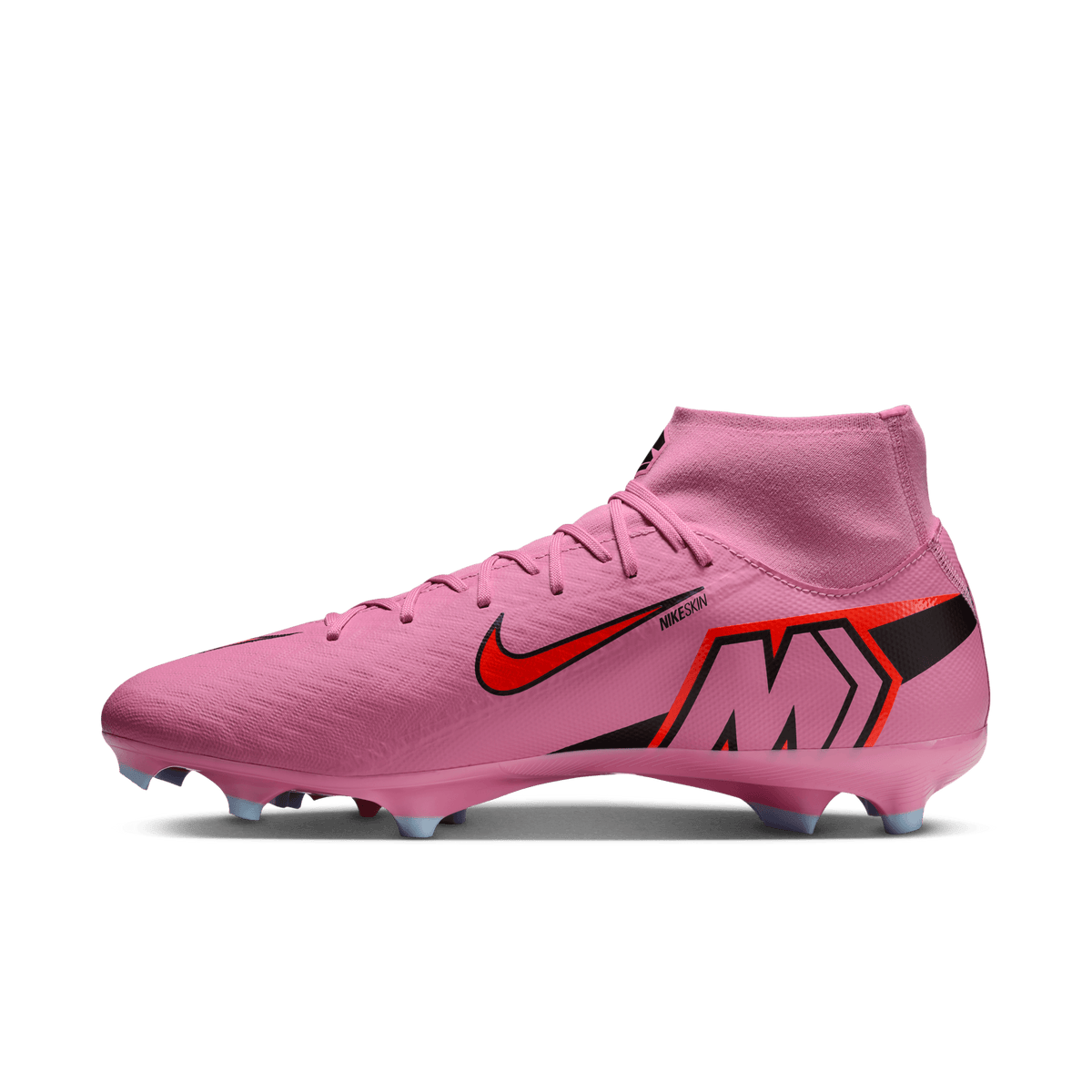 Nike Youth Mercurial Superfly 10 Academy FG-Magic Flamingo/Black product image 2, provided for visual reference and product