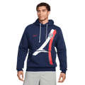 Nike Men Paris Saint-Germain Dri-FIT Soccer Pullover Hoodie - Navy product image 1, provided for visual reference and