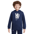 Nike Chelsea FC Big Kids' Fleece Pullover Soccer Hoodie product image 1, provided for visual reference and product detail