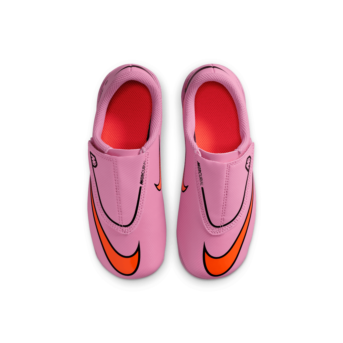 Nike Jr. Mercurial Vapor 16 Club FG- Magic Flamingo/black-total Crimson product image 4, provided for visual reference and