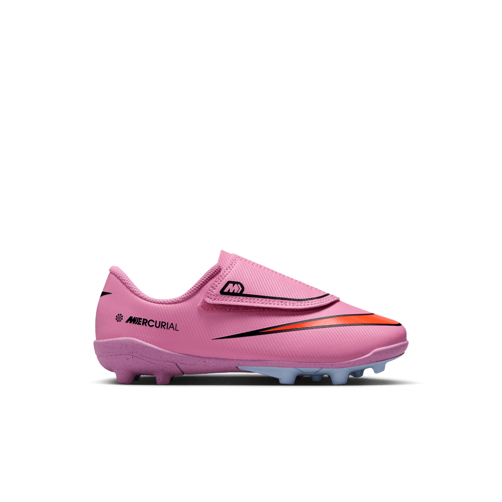 Nike Jr. Mercurial Vapor 16 Club FG- Magic Flamingo/black-total Crimson product image 1, provided for visual reference and