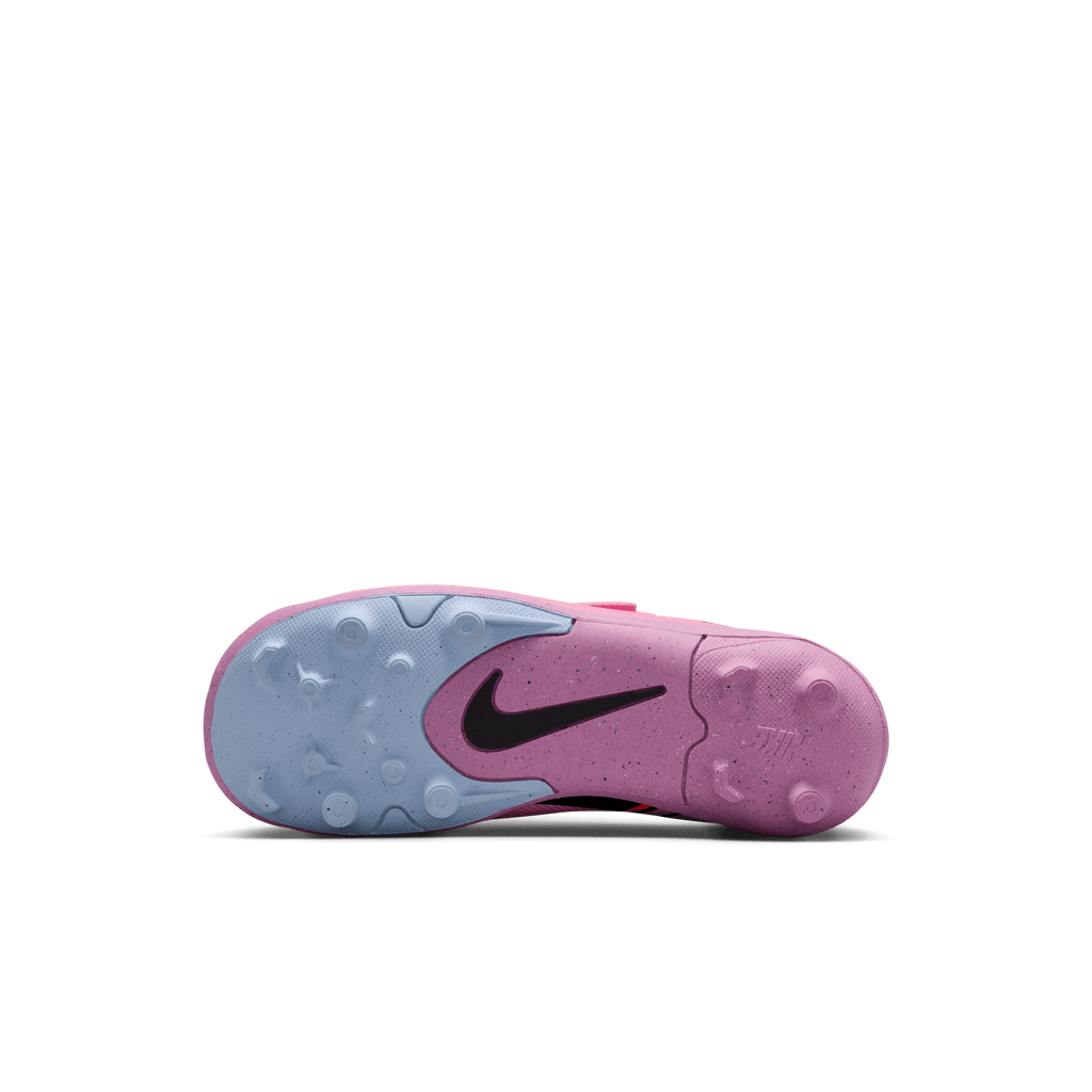 Nike Jr. Mercurial Vapor 16 Club FG- Magic Flamingo/black-total Crimson product image 6, provided for visual reference and