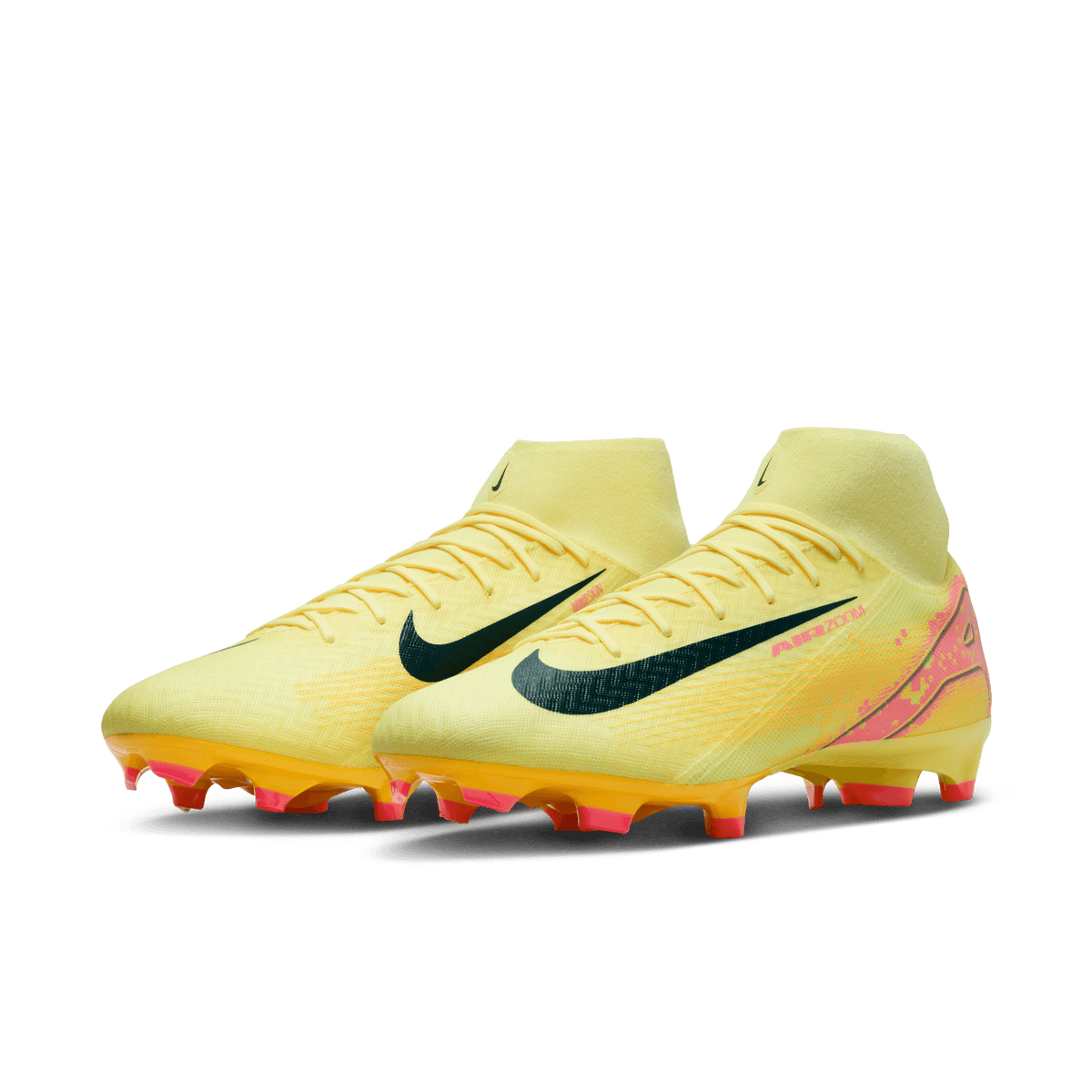 Nike Mercurial Superfly 10 Academy "Kylian Mbappé" FG (Youth)- LT Orange/Armory Navy product image 8, provided for visual