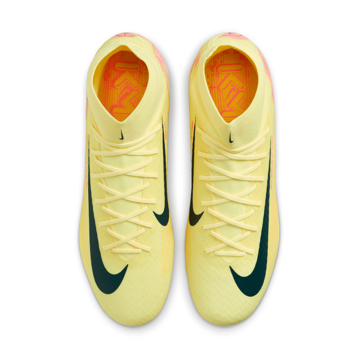 Nike Mercurial Superfly 10 Academy "Kylian Mbappé" FG (Youth)- LT Orange/Armory Navy product image 6, provided for visual