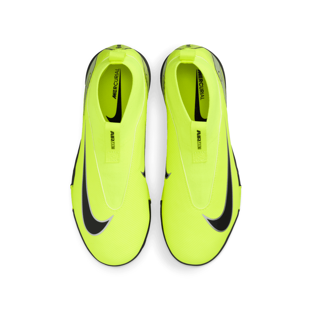 Nike Jr. Mercurial Superfly 10 Academy Little/Big Kids' TF-Volt/Black product image 4, provided for visual reference and