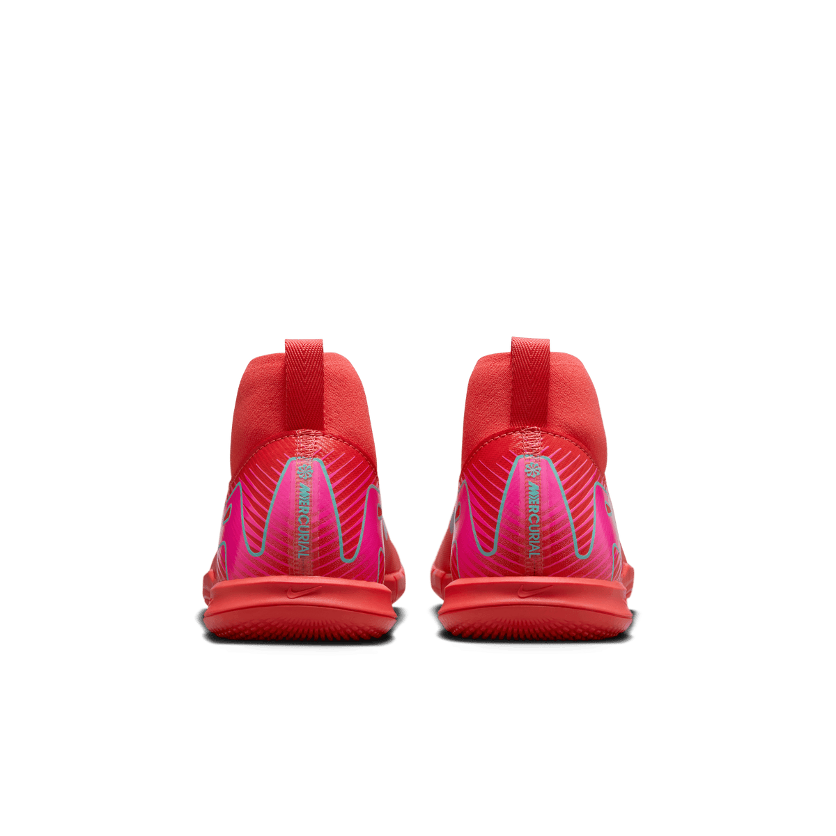 Nike Jr. Mercurial Superfly 10 Academy Indoor-Ember Glow/Aurora Green product image 3, provided for visual reference and