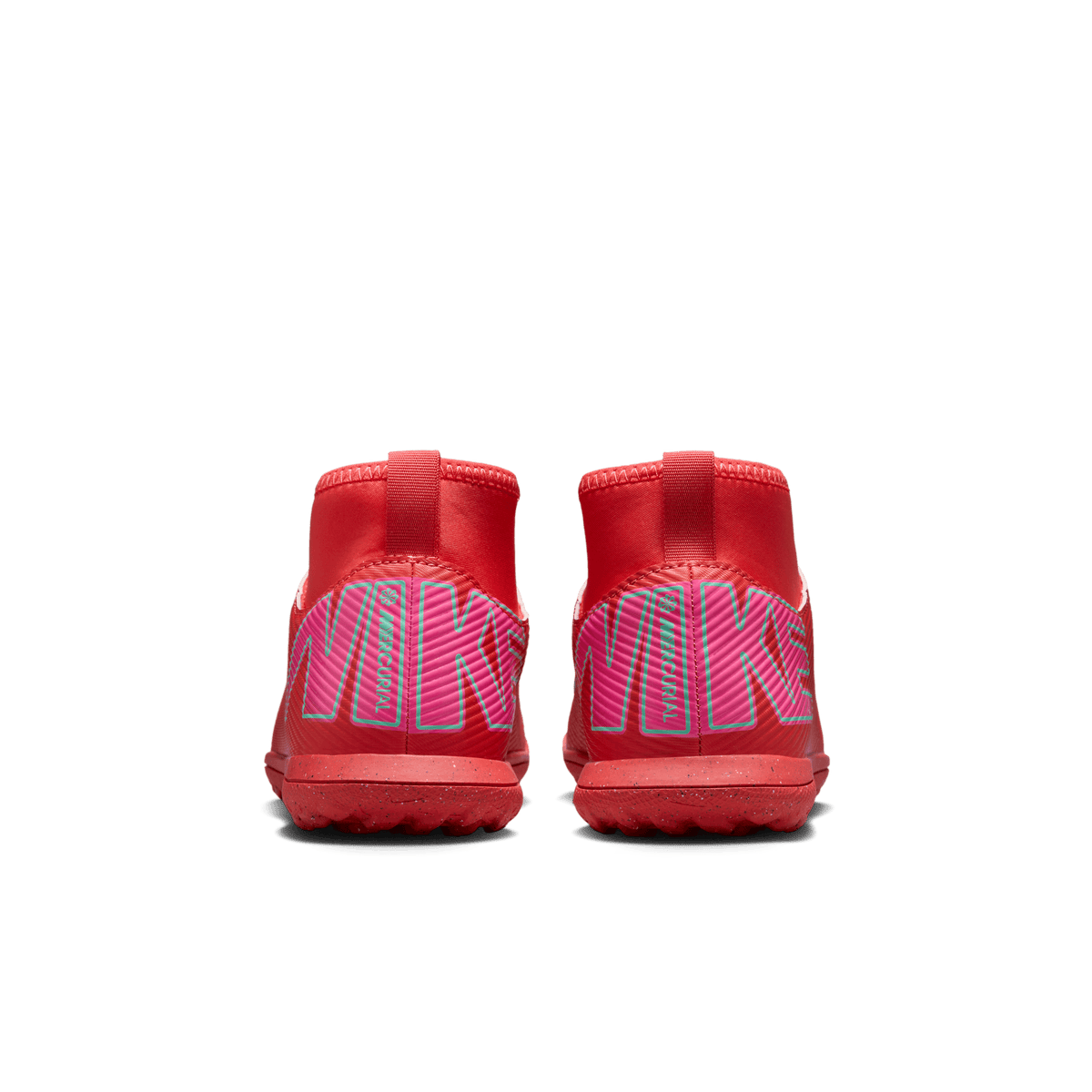 Nike Jr. Mercurial Superfly 10 Club TF-Ember Glow/Aurora Green product image 4, provided for visual reference and product