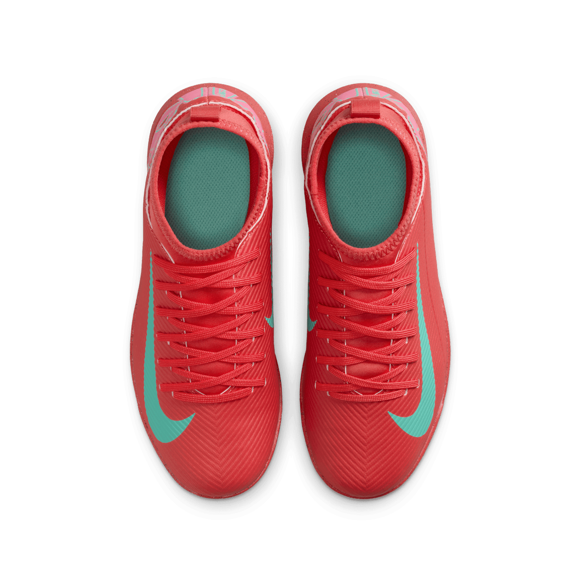 Nike Jr. Mercurial Superfly 10 Club TF-Ember Glow/Aurora Green product image 5, provided for visual reference and product
