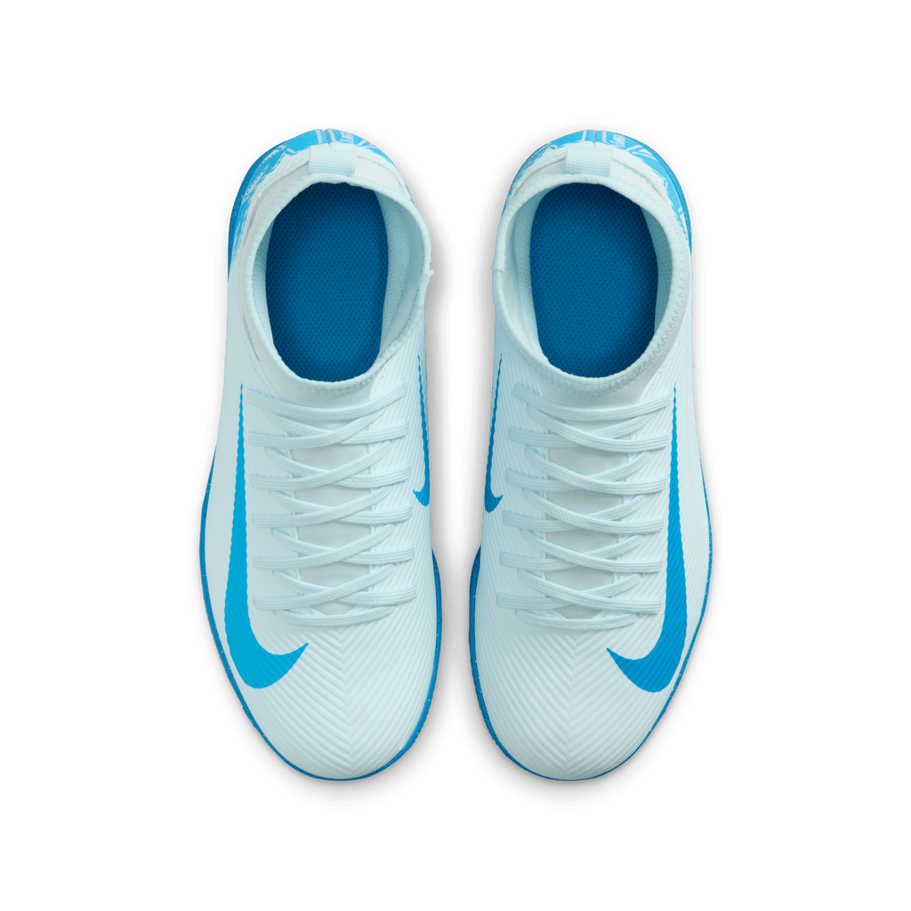 Nike Jr. Mercurial Superfly 10 Club IC - Glacier Blue/Blue Orbit product image 4, provided for visual reference and product