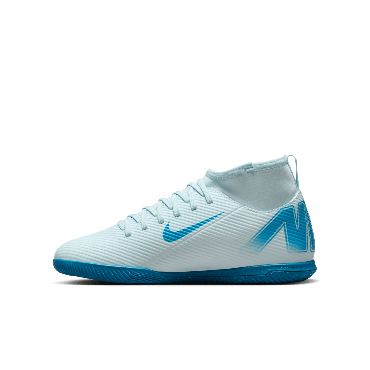 Nike Jr. Mercurial Superfly 10 Club IC - Glacier Blue/Blue Orbit product image 2, provided for visual reference and product