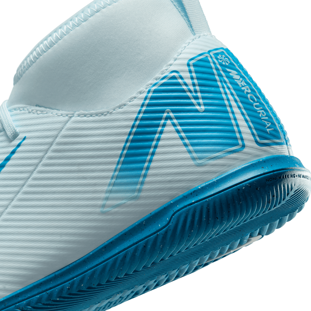 Nike Jr. Mercurial Superfly 10 Club IC - Glacier Blue/Blue Orbit product image 7, provided for visual reference and product